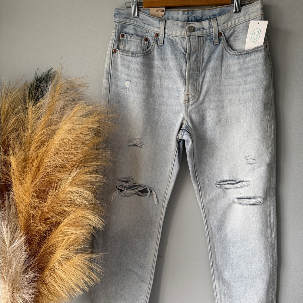 Levi's Light Blue Straight Leg Jeans